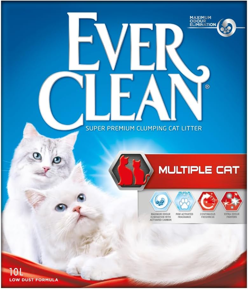 Ever Clean Multiple Cat Litter, 10 Litre, Scented image number 2
