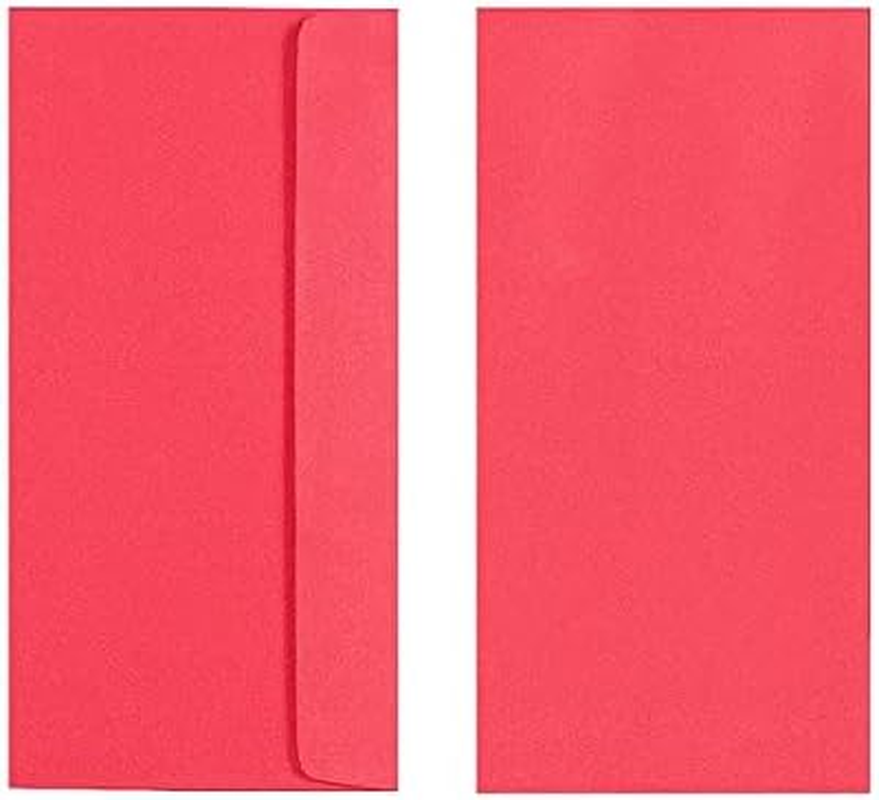 Quill, Envelope, DL Size 220X110Mm, Peel and Seal Closure, 80Gsm, Pack 25, Red