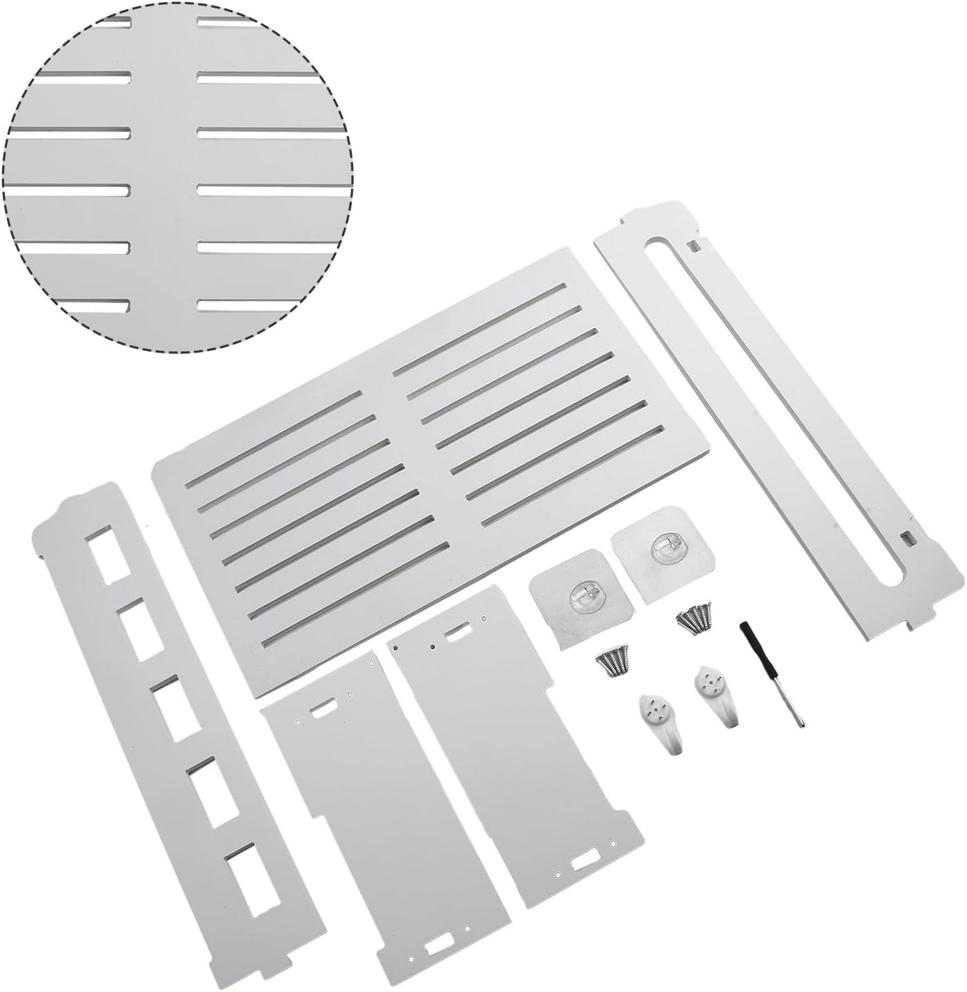 SPORTARC Wifi Storage Box Wall Mounted Wireless Router Rack for Home and Office