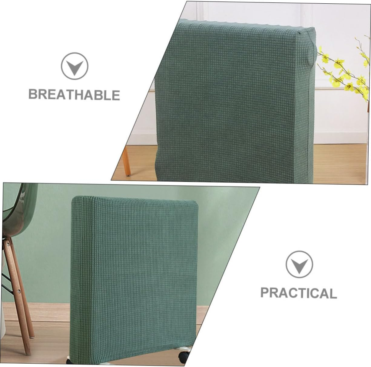 Gatuida Home Heater Cover Portable Radiator Cover for Dust Protection Durable Material Easy to Clean Breathable Design for Indoor Use Matcha image number 1