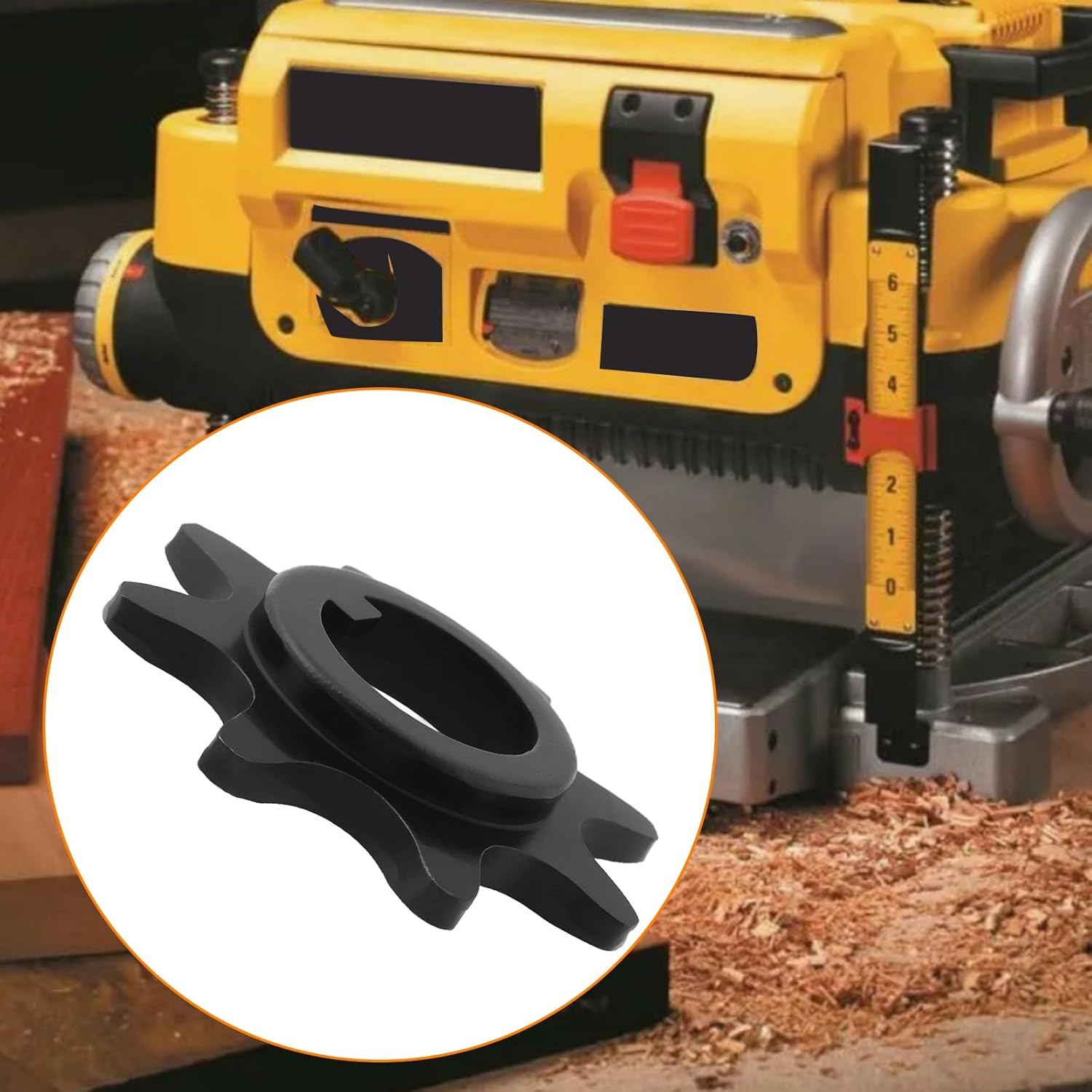 Create Idea 2X Planer Sprocket Replacement Part 5140010-81 Compatible with Dewalt Compatible with DW734 Type 1Compatible with DW735 Type 1 image number 3