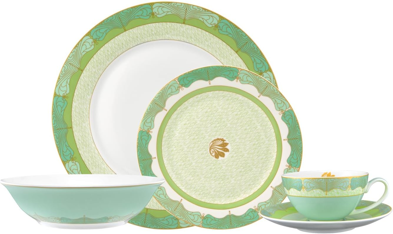 Maxwell & Williams Wicked Dinner Set in Glinda Gift Box, Pink (20 Pieces)