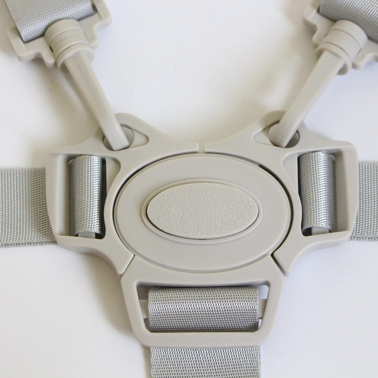 High Chair Straps, Replacement Harness Straps for Most 5 Point High Chairs (Grey Buckle) image number 6
