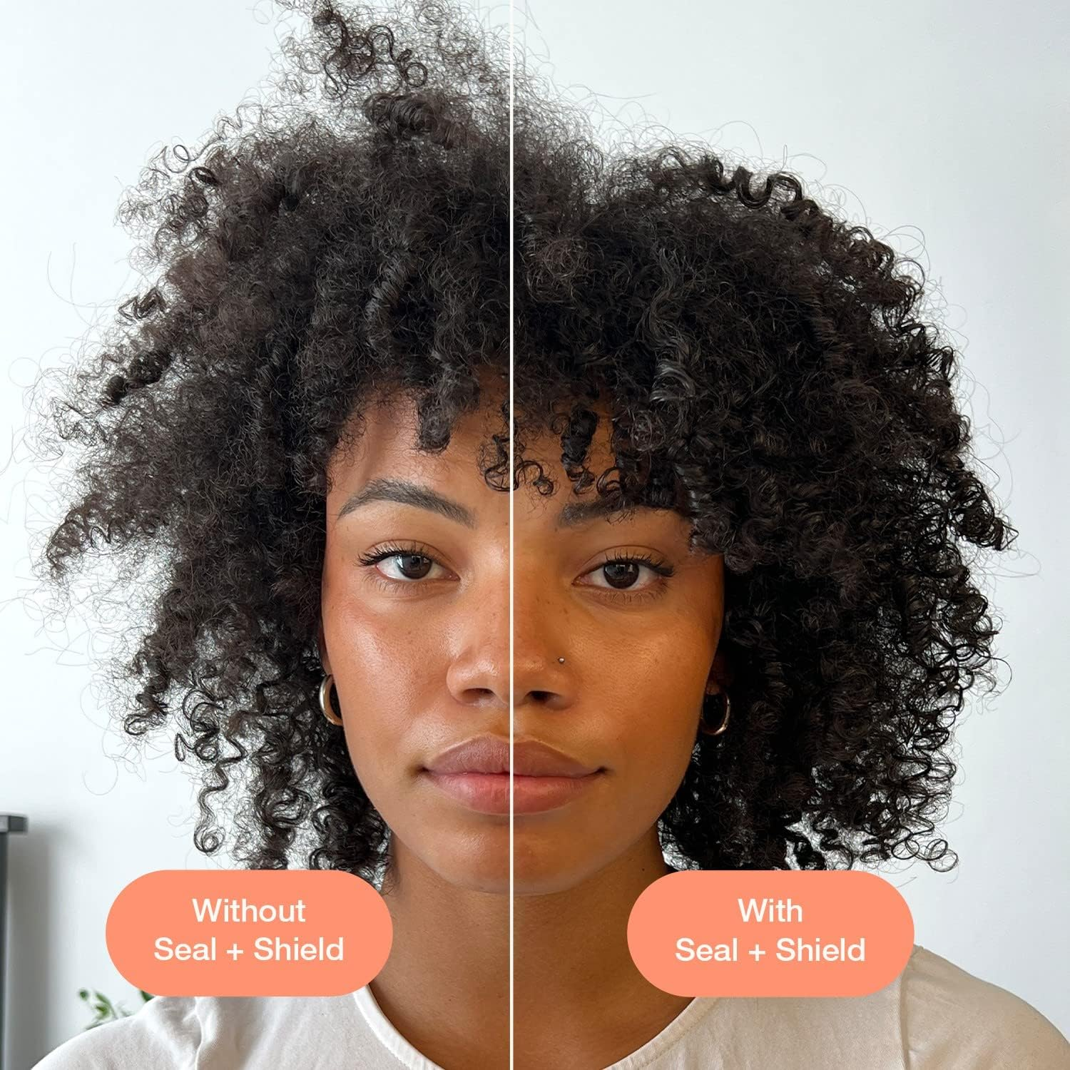 Boucl&egrave;me Seal + Shield Curl Cream - Light Curl Cream to Protect against Moisture - 96.98% Natural Ingredients and Vegan - 300Ml White image number 5