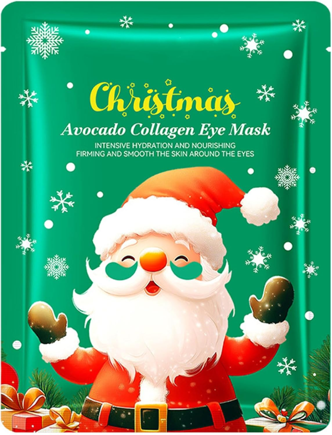 Yruioon 10-Pack Gel Eye Mask Set for Sensitive Skin | Moisturizing under Eye Patches, Cooling Care 24K Gold One Size