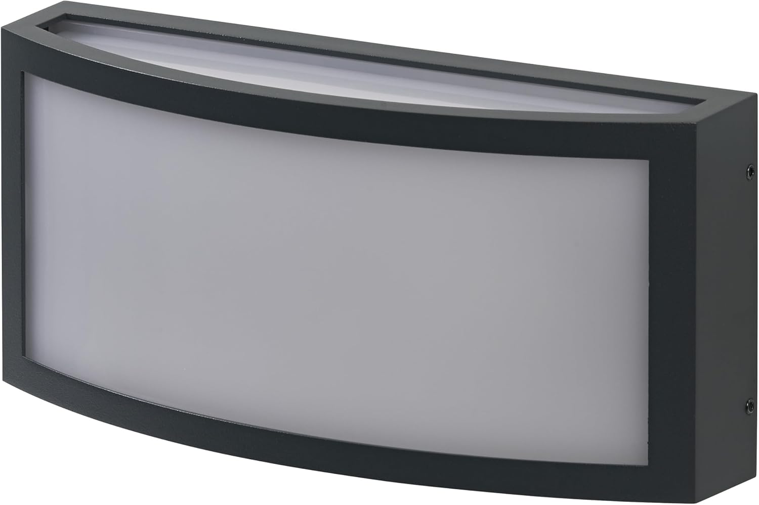 OSRAM Endura Classic Cuadra Outdoor Light, Wall Light, E27 Socket, Dark Grey, Aluminium, Quick & Easy Installation, Frosted Diffuser, IP65 Protection Class, Outdoor Use