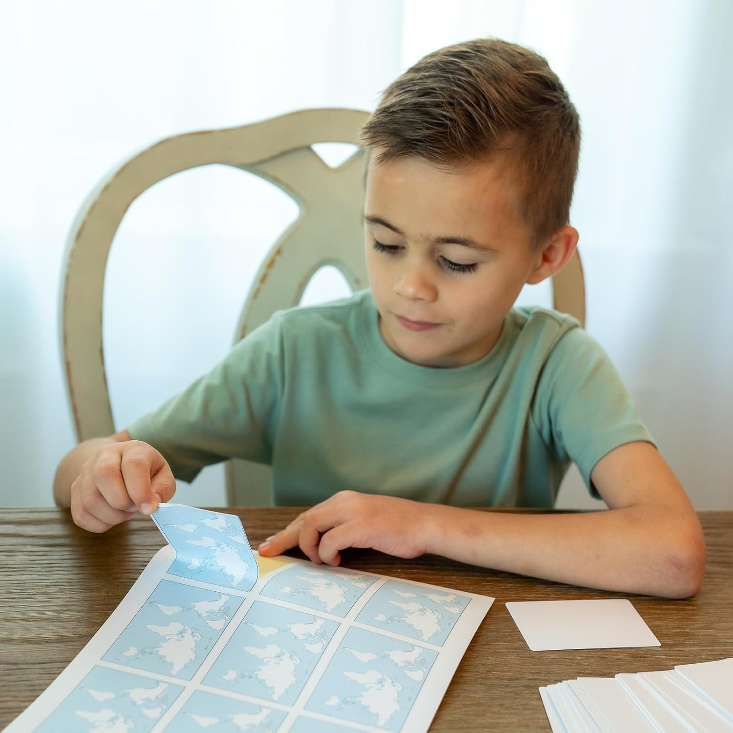 Blank Stickers for Playing Cards - Print Your Playing Cards - 360 Labels Sticker Paper for Laser/Ink Jet Printers (3.35" X 2.36") 40 Sheets image number 5