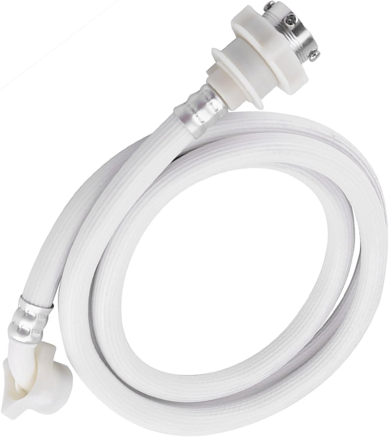 Fafeims High Pressure Resistant Water Inlet Hose PVC Tube for Corrosion Ideal for Automatic Washing Machine Installation (2M / 6.56Ft)