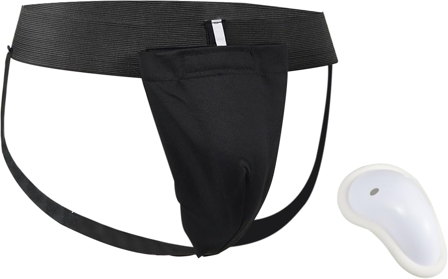 Groin Protector - Martial Arts Groin Protectors,Athletic Supporters, Shock-Absorbing Kids Protective Cup, Men Jockstrap for Fighting Training Karate Kickboxing