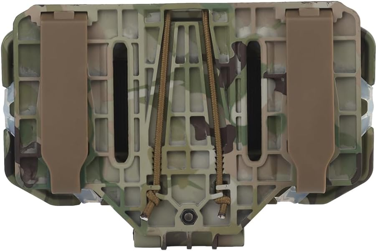 CMAIR4U Tactical Vest Phone Holder,Molle Mount,Universal Chest Phone Board Carrier Foldable Navigation Board,For Outdoor Paintball Airsoft Hunting Game (CP) - Cp image number 1