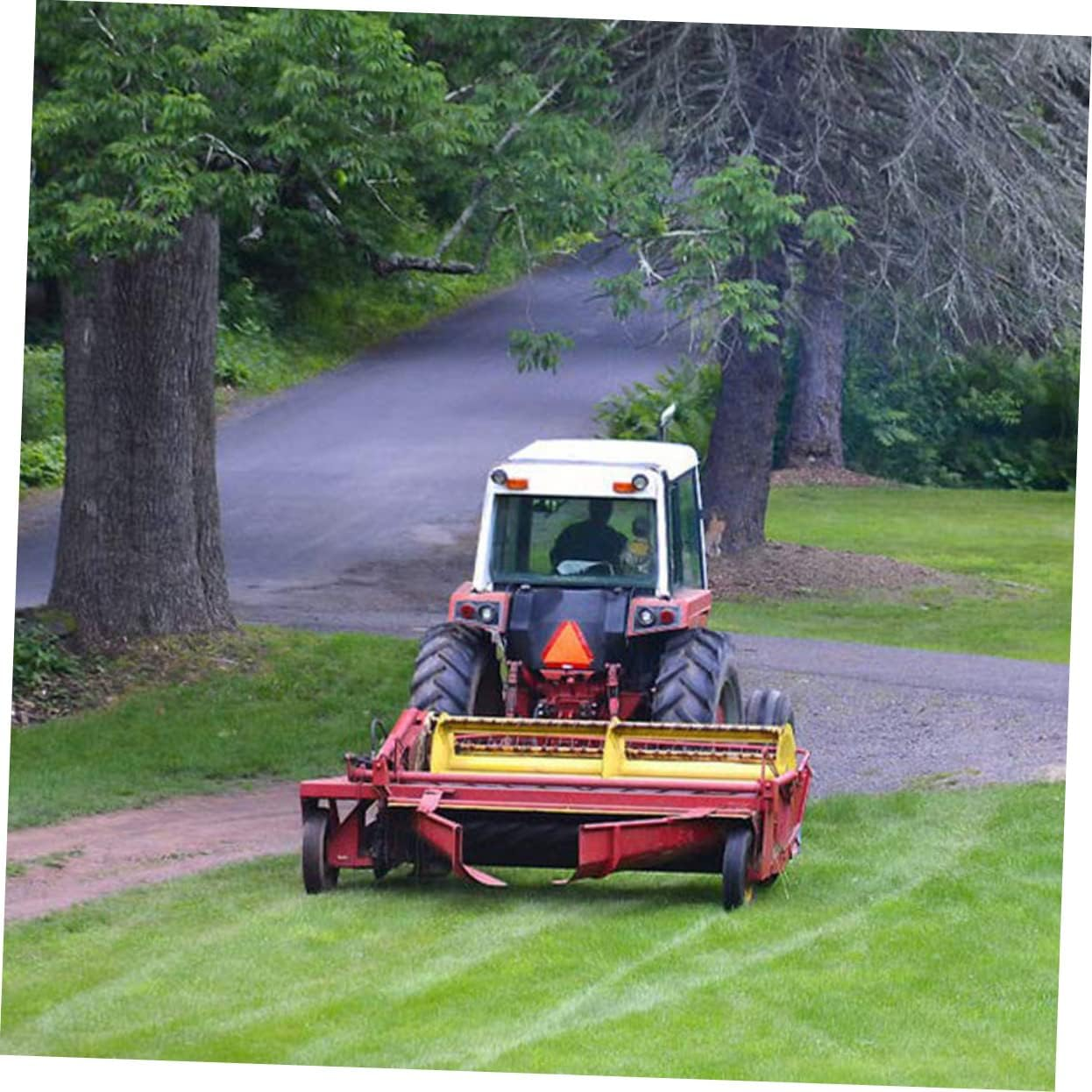 ULTECHNOVO Aluminum Car Reflector Road Reflectors for Car Slow Moving Vehicle Sign Triangle Sign Rear Reflective Board Warning Board image number 1