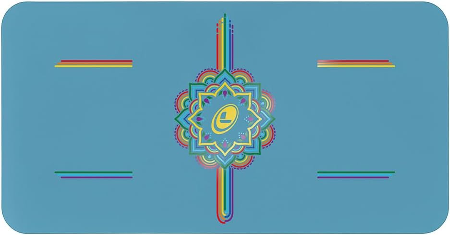 Liforme Yoga Pad - Free Yoga Bag Included - Patented Alignment System, Warrior-Like Grip, Non-Slip, Eco-Friendly and Biodegradable, 4.2Mm Thick Pad for Knee, Elbow and Hand Support during Yoga