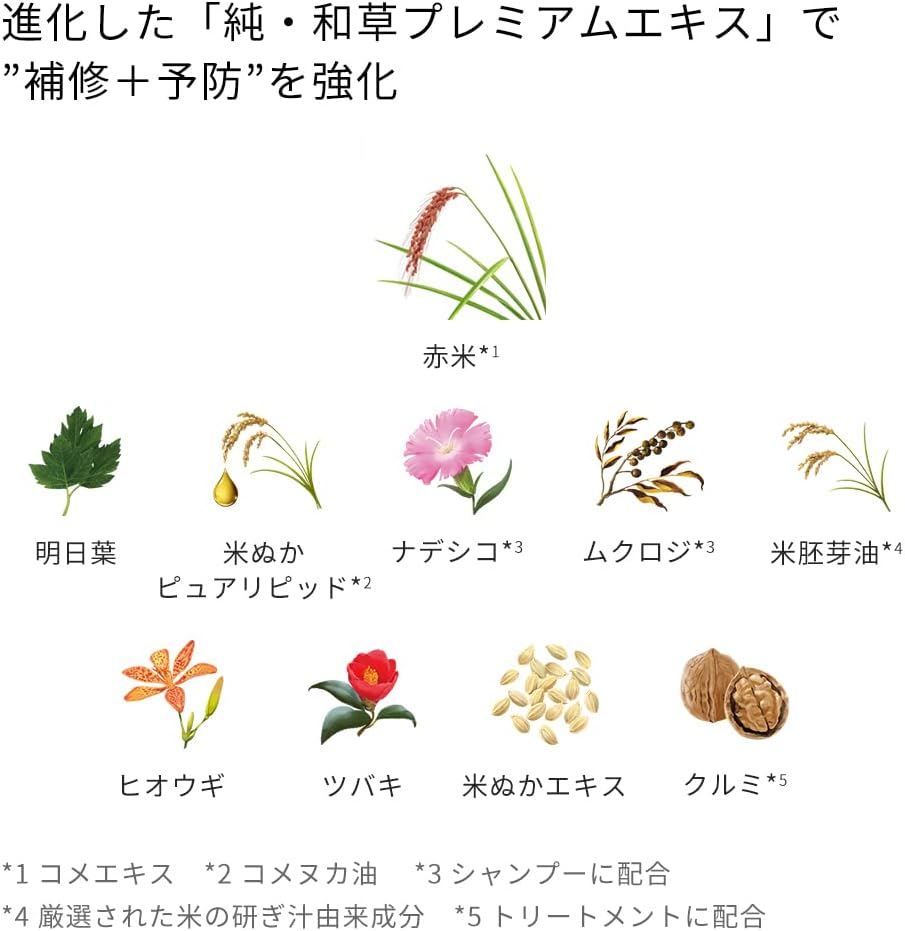 ICHIKAMI [Smooth Smooth Care] Conditioner Pump 16.9 Oz (480 G) | Hair Care, Damage Care, Men and Women image number 3