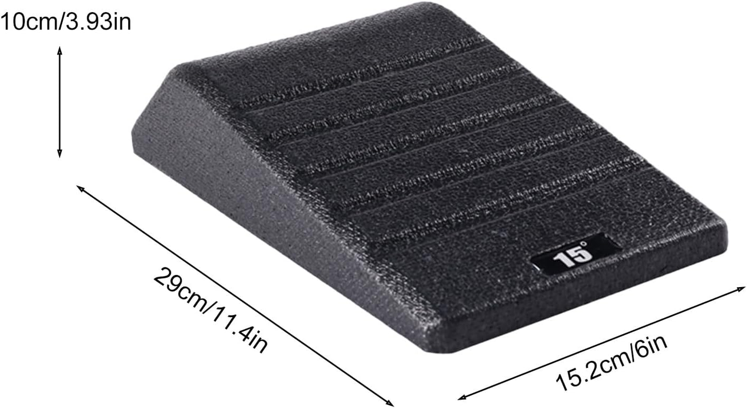 Exercise Wedges for Squats,2-Piece Heel Elevated Squat Exercise Wedge | Ergonomic Stretcher Ramp Home Gym Accessories for Fitness Athlete Weightlifting Practice Yoga Studio Runner image number 6