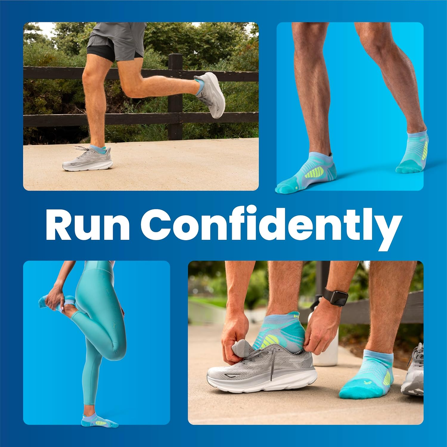 Balega Unisex Adult Ultralight No Show Running Socks, 1 Count, White, Regular, 1 image number 3