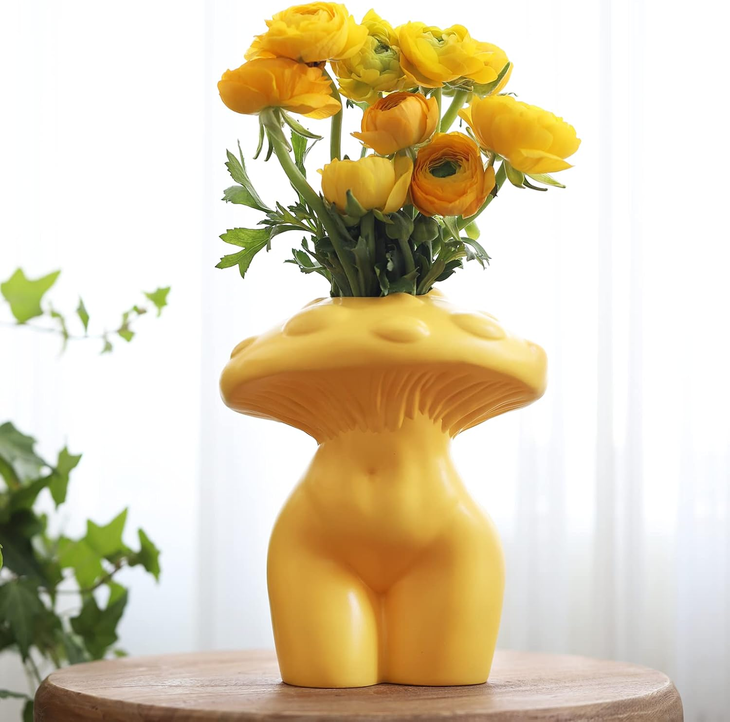 GUGUGO Colorful Squiggle Lines Planters Cute Unique Rainbow Planter with Drainage, Vintage Retro Flower Plant Pots for Indoor & Outdoor Plants, Eclectic Succulent Gardening Pot for Boho Modern D&eacute;cor