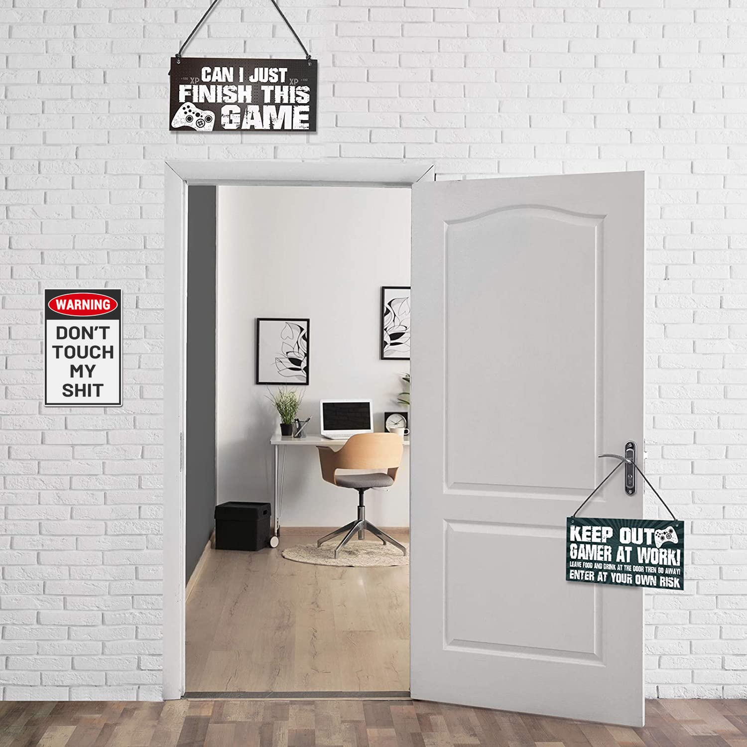 Bestylez Man Cave Do Not Touch Sign, Workshop Accessories, Garage Decor Sign, Funny Dad Gifts 12" * 8" (186) image number 3