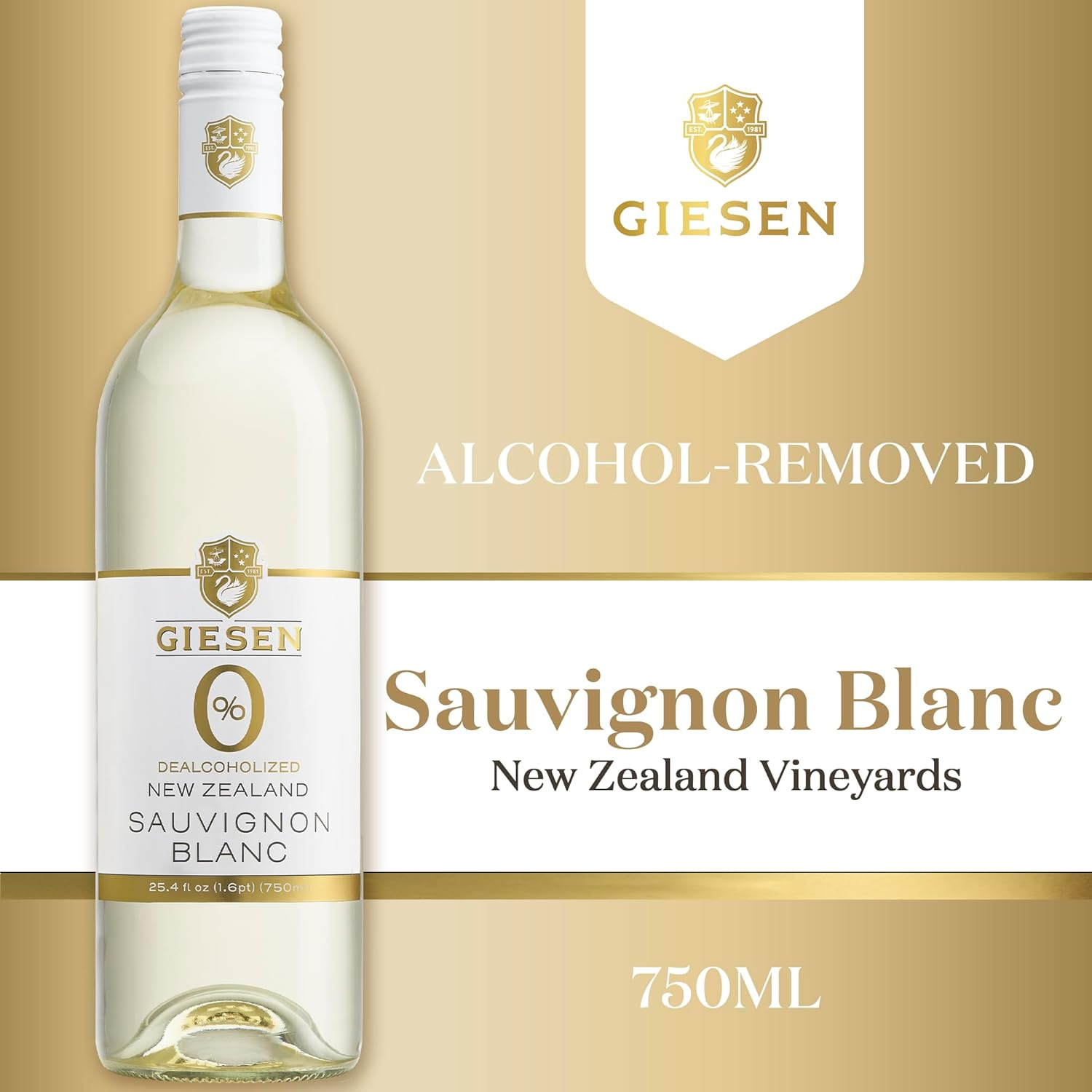 Giesen 0% Sauvignon Blanc White Wine 750 Ml image number 3