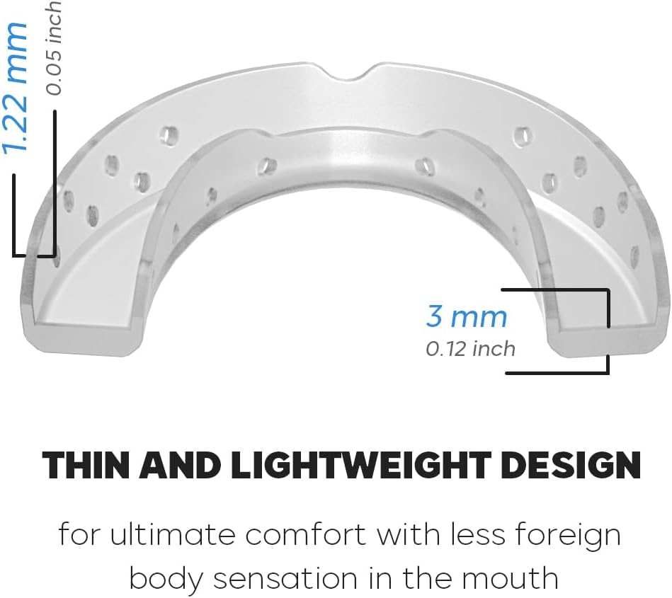 KOHEEL Mouth Guard for Nighttime Teeth Grinding, Professional-Fit Dental Guard, Thin Mouth Guard for Clenching (2 Large & 2 Small) image number 5