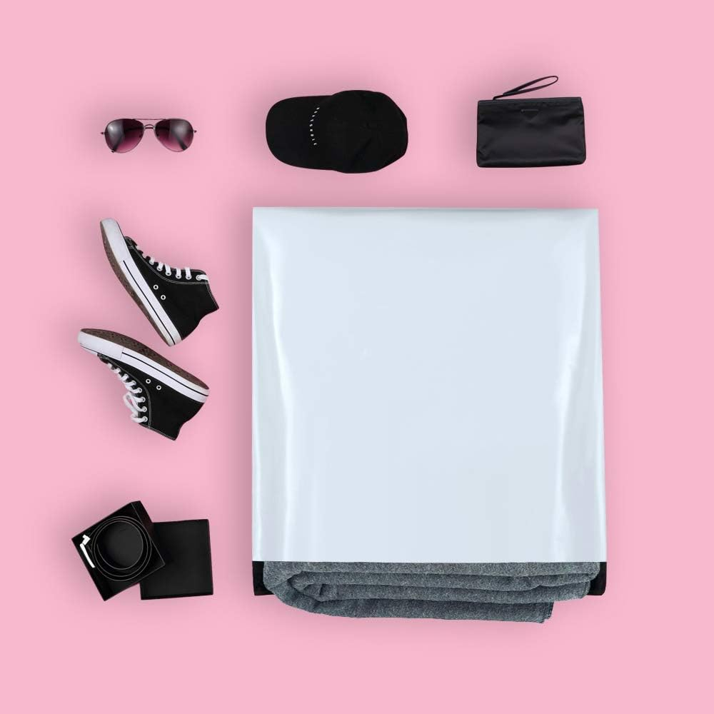 UCGOU Poly Mailers 24X24 Inch White 50 Pack Extra Large Shipping Bags Strong Thick Mailing Envelopes Self Seal Adhesive Waterproof and Tear Proof Boutique Postal for Clothing Quilt and More image number 3