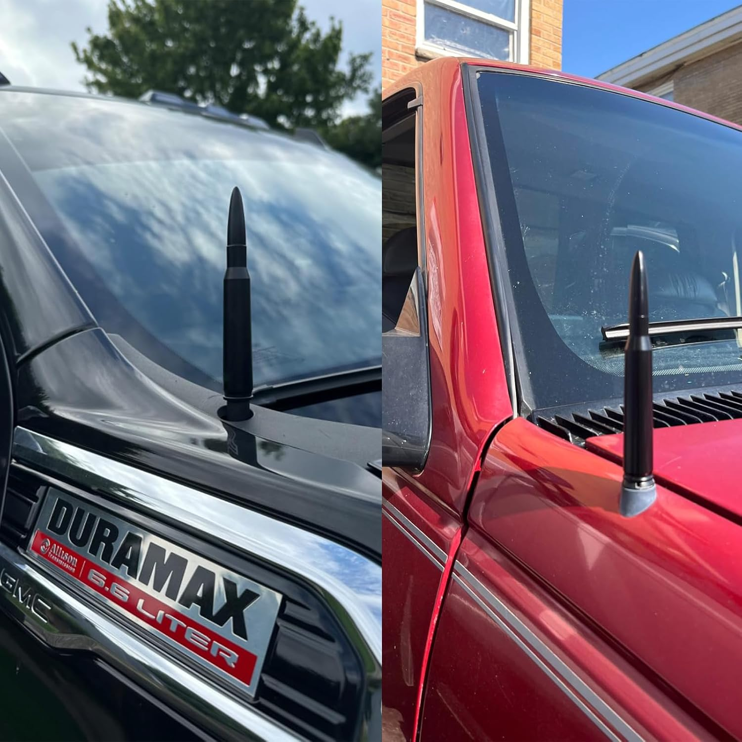 AQTAQ Universal Car Antenna Bullet Antenna Car Truck Stereo Antenna for Ford F Series GMC Sierra Toyota Tundra Tacoma Chevy Silverado Dodge RAM Duty Vehicle Pickup Trucks Accessories image number 6