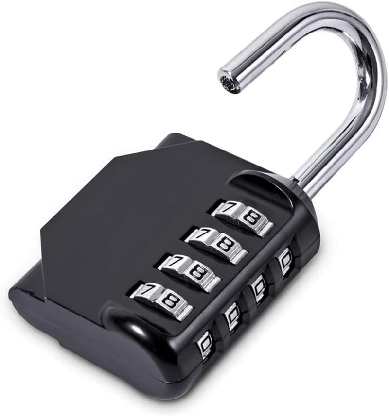 Combination-Lock 4 Digit Outdoor Waterproof Padlock,Gate,Locker,Hasp Number Lock - Enhanced Security with 10,000 Unique Code Options