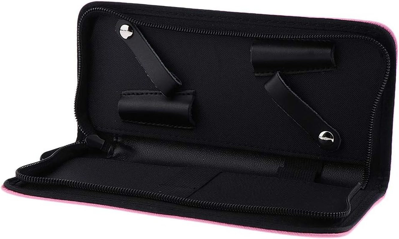 Amagogo Hairdressing Barber Styling Tools Pouch Bag for Shear Scissor Comb, Pink, as Described image number 5