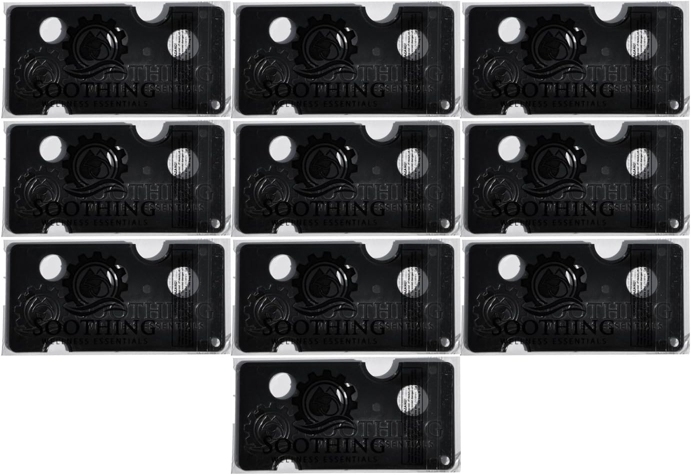 10 Pack Essential Oils Opener Key Tool Set - the Perfect Opener and Remover Accessory for Roller Balls and Caps on Most Bottles - for Doterra, Young Living, Aura Cacia & More (Jet Black) image number 1