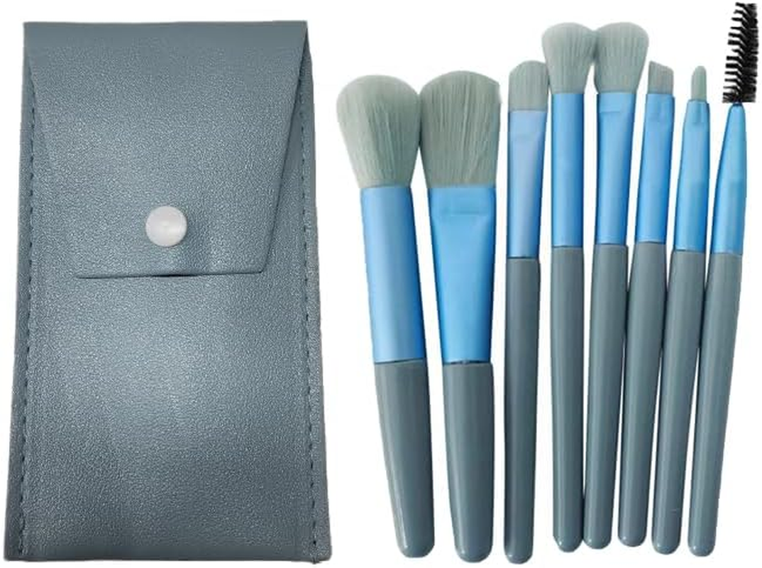 AIMALL 8-Piece Eyeshadow Brush Set &ndash; Premium Synthetic Makeup Brushes for Detailing & Blending, Includes Travel Bag, Perfect for Makeup Enthusiasts & Professionals