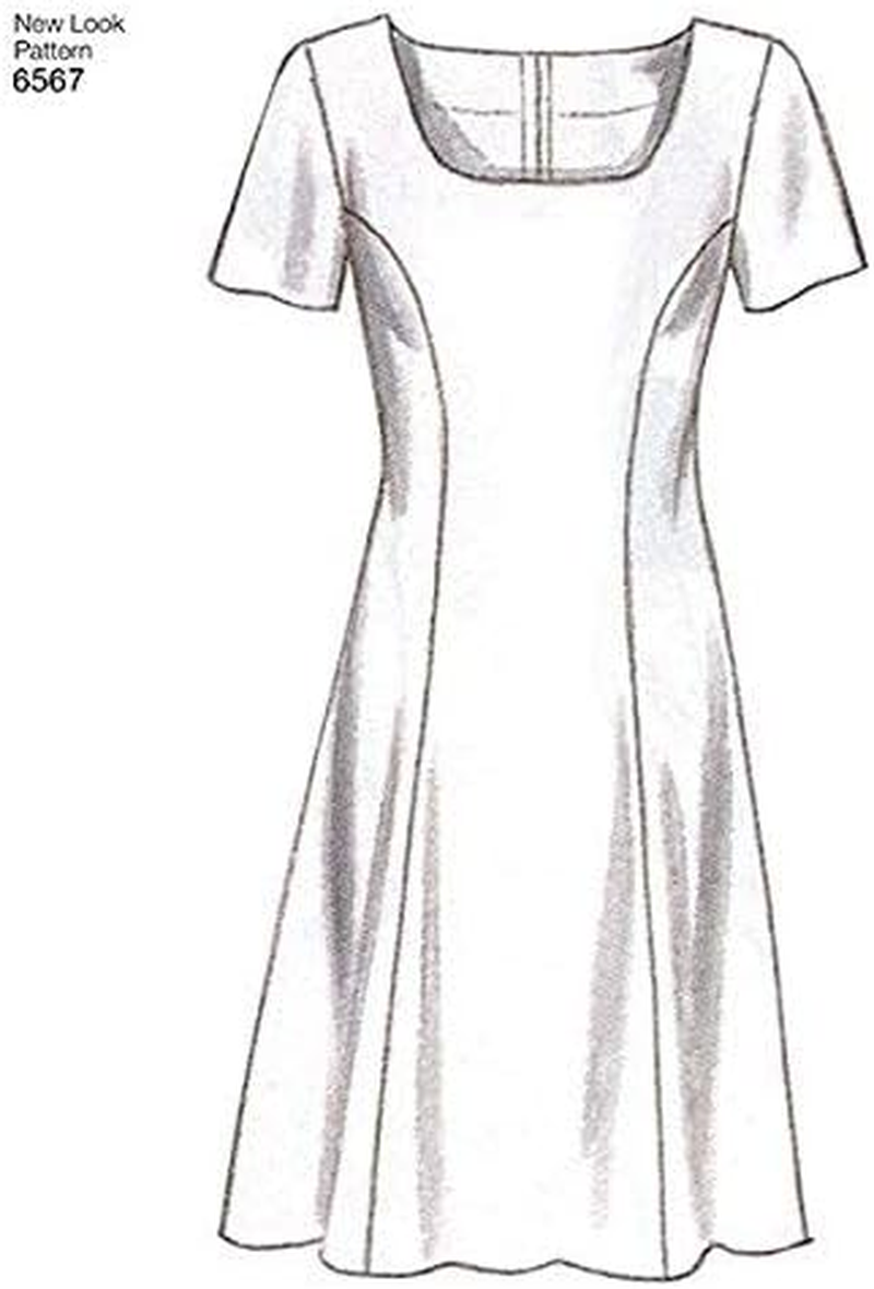 Newlook 6567 Misses' Sewing Pattern Dresses, Size 6-8-10-12-14-16 image number 2
