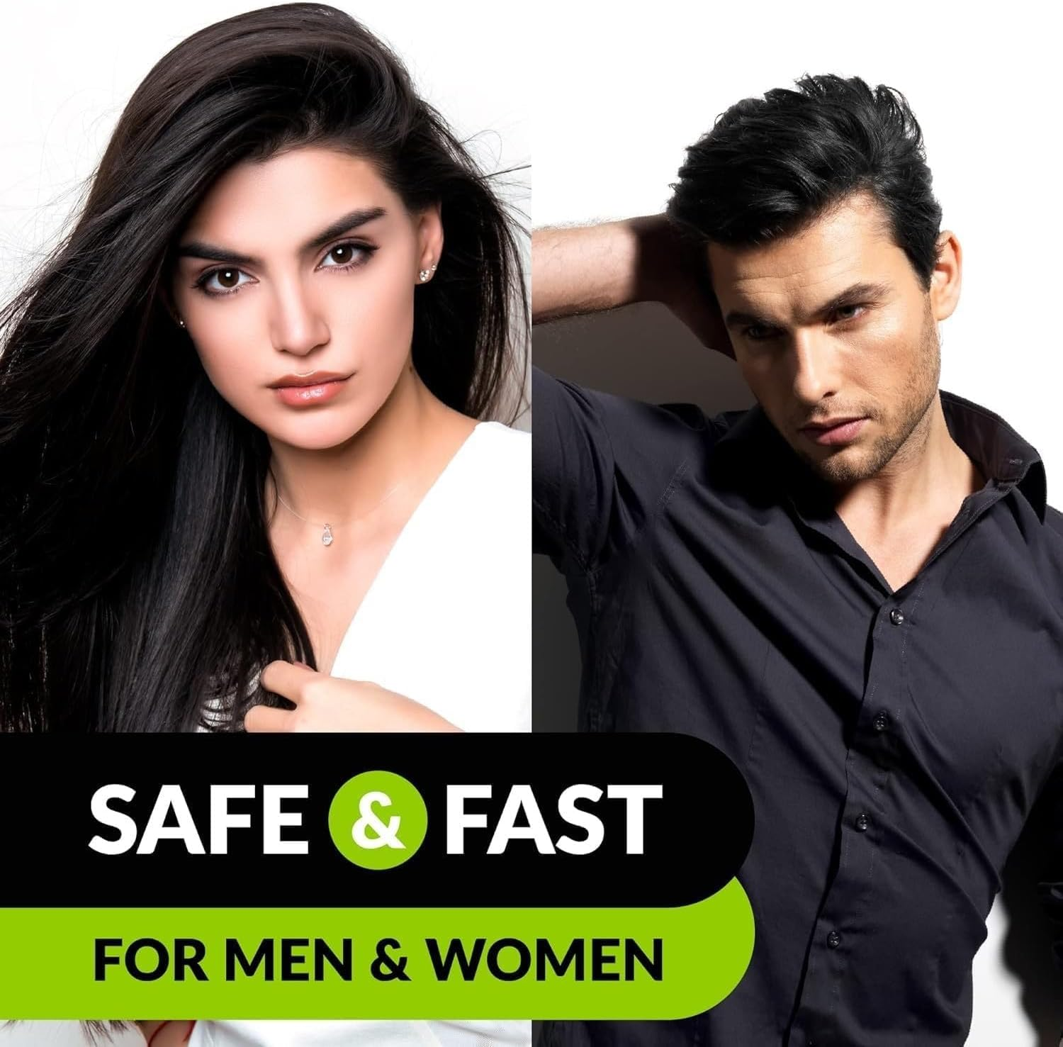 Vcare Super Eazzy Hair Colour Shampoo for Women and Men 180Ml | Only 5 Minute Root Hair Dye Coloring Kit Head, Moustache, Beard, Hands, Chest | No Parabens, Ammonia and Sulfates (Natural Black) image number 4