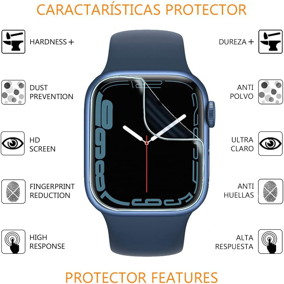REY Pack of 6 Premium Quality Screen Protectors for Garmin Bounce image number 2
