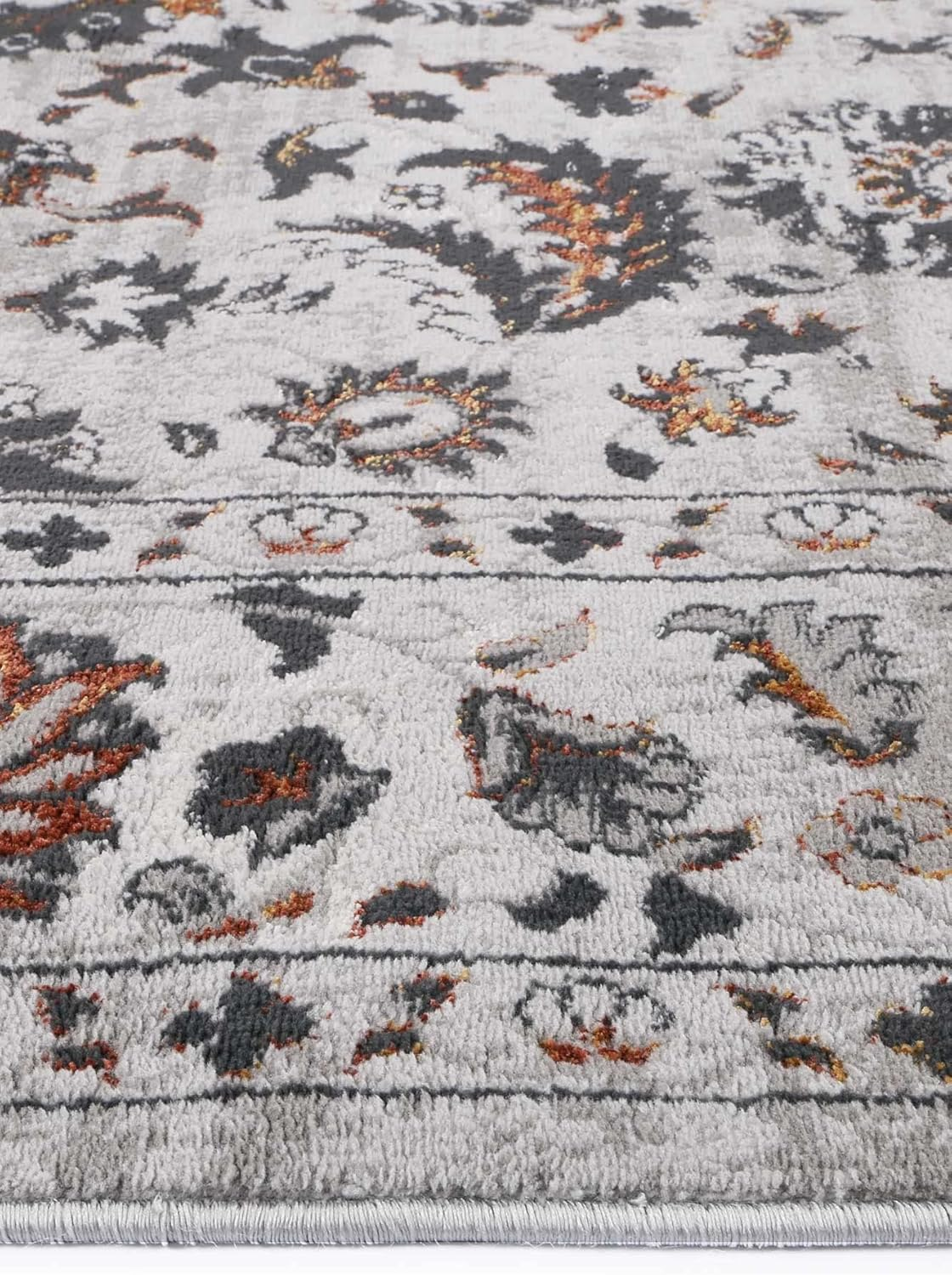 Lagos Floral Rug, 240 Cm X 330 Cm, Dark Grey image number 1