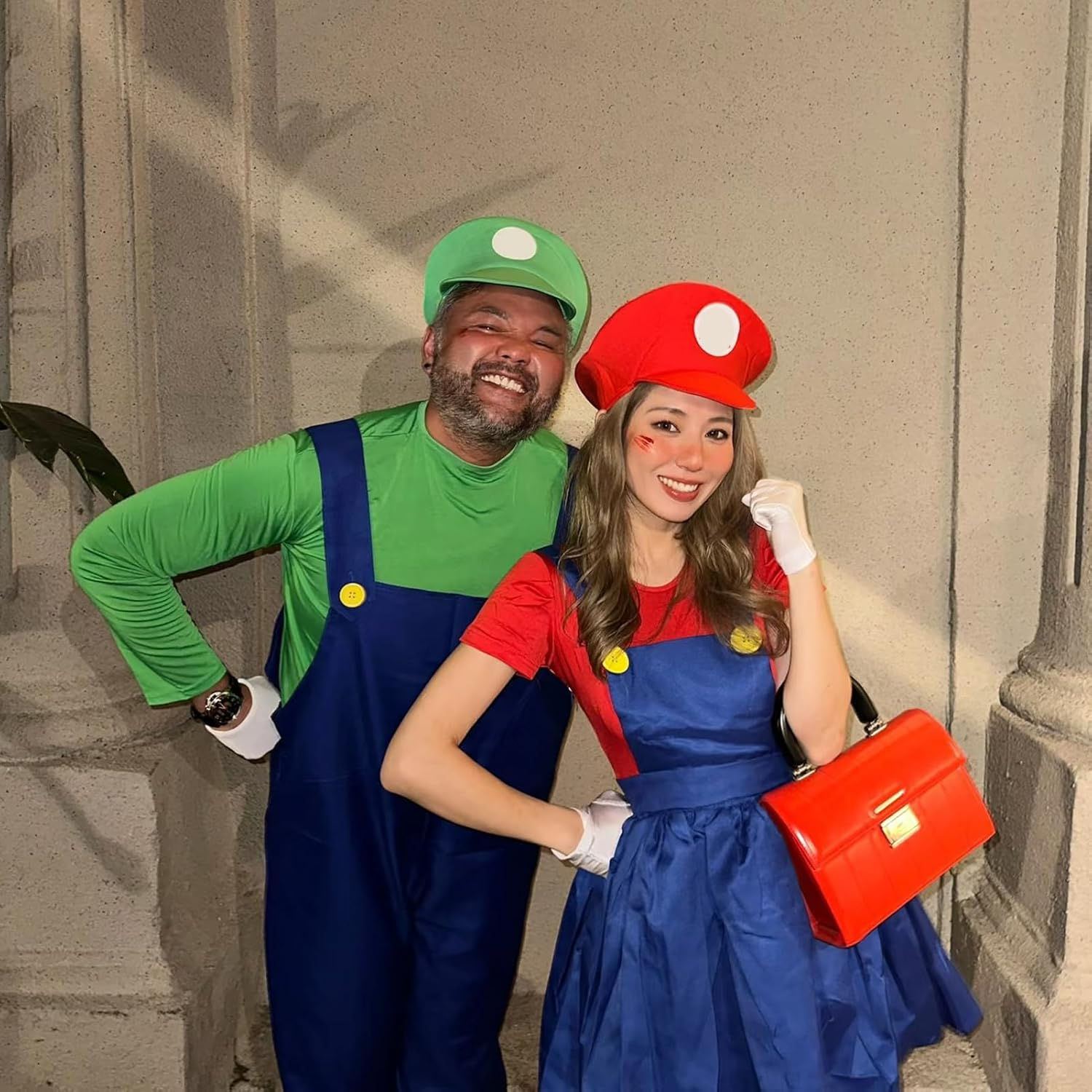 FCYQSD Costume Adults Set Halloween Birthday Party with Accessory image number 3