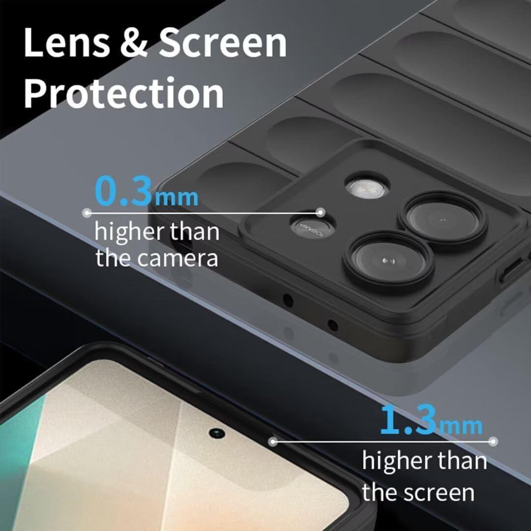 BORYA Case for Xiaomi Redmi Note 14 Pro+ Plus, Shockproof, Soft Premium TPU Bumper Silicone Mobile Phone Case, Drop Protection, Airbag Design, Protective Case, Ultra Thin Durable Case, Green image number 2