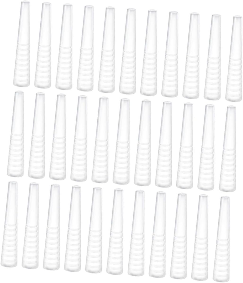 FOMIYES 50Pcs Tweezers Silicone Cover Caps Protective Sleeve for Eyelash Extension Precision Tool Suitable for Lash Technicians and Travel Use image number 1