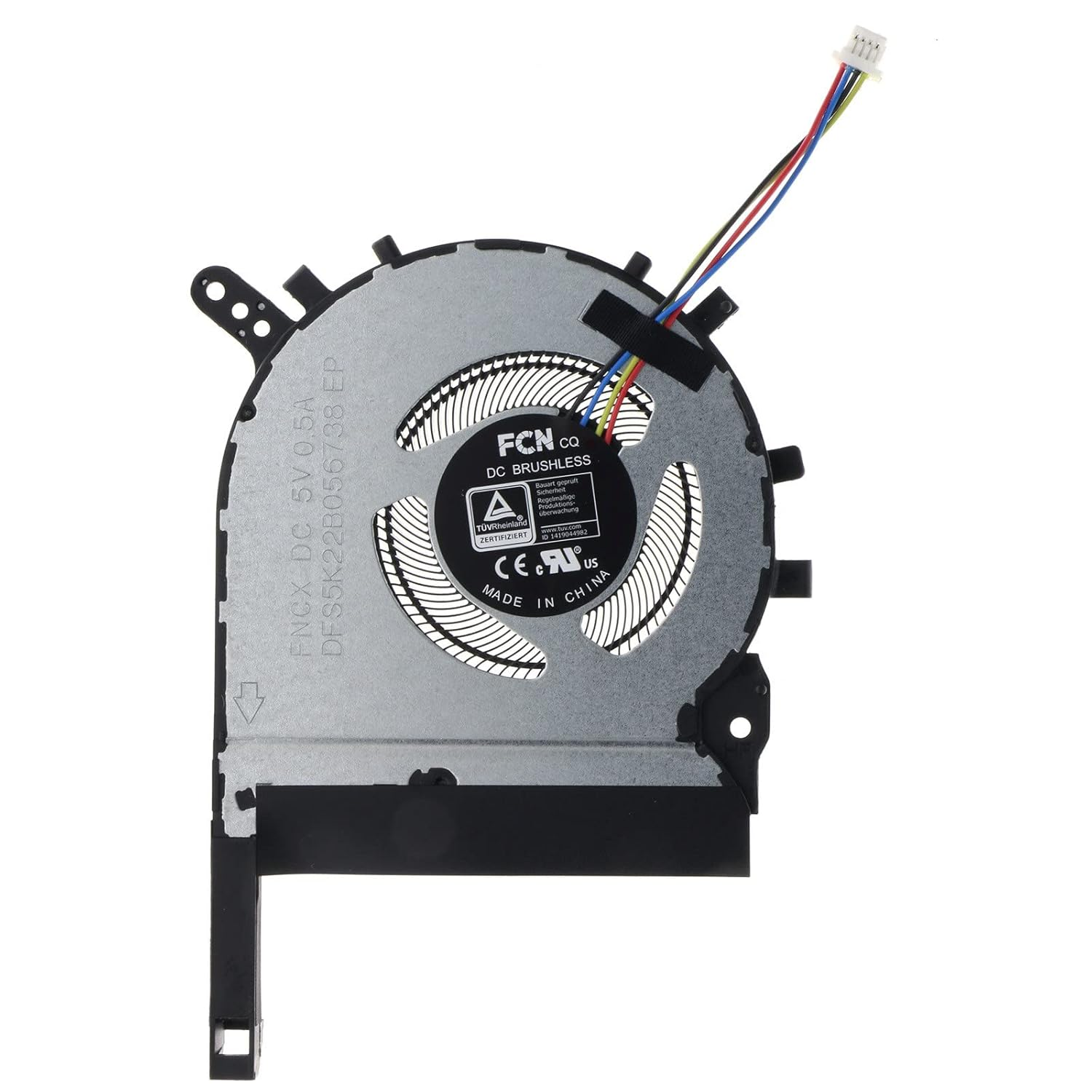 CPU GPU Cooling Fan for ASUS TUF A15 A17 FA706Q FA506Q FA506QR 5V 0.5A FNCX 13NR0600T05011 DFS5K22B056738 FNCY 13NR07A0M01011 DFS5K221153718 image number 5