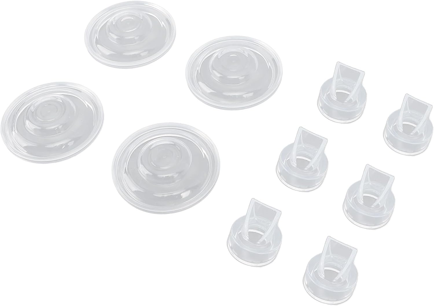 Duckbill Valves & Silicone Diaphragm for S9 S12 S9Pro S12Pro Wearable Breastpump, 6 Pack Silicone Duckbill Valve and 4 Pack Silicone Diaphragm, Replacement Parts image number 4