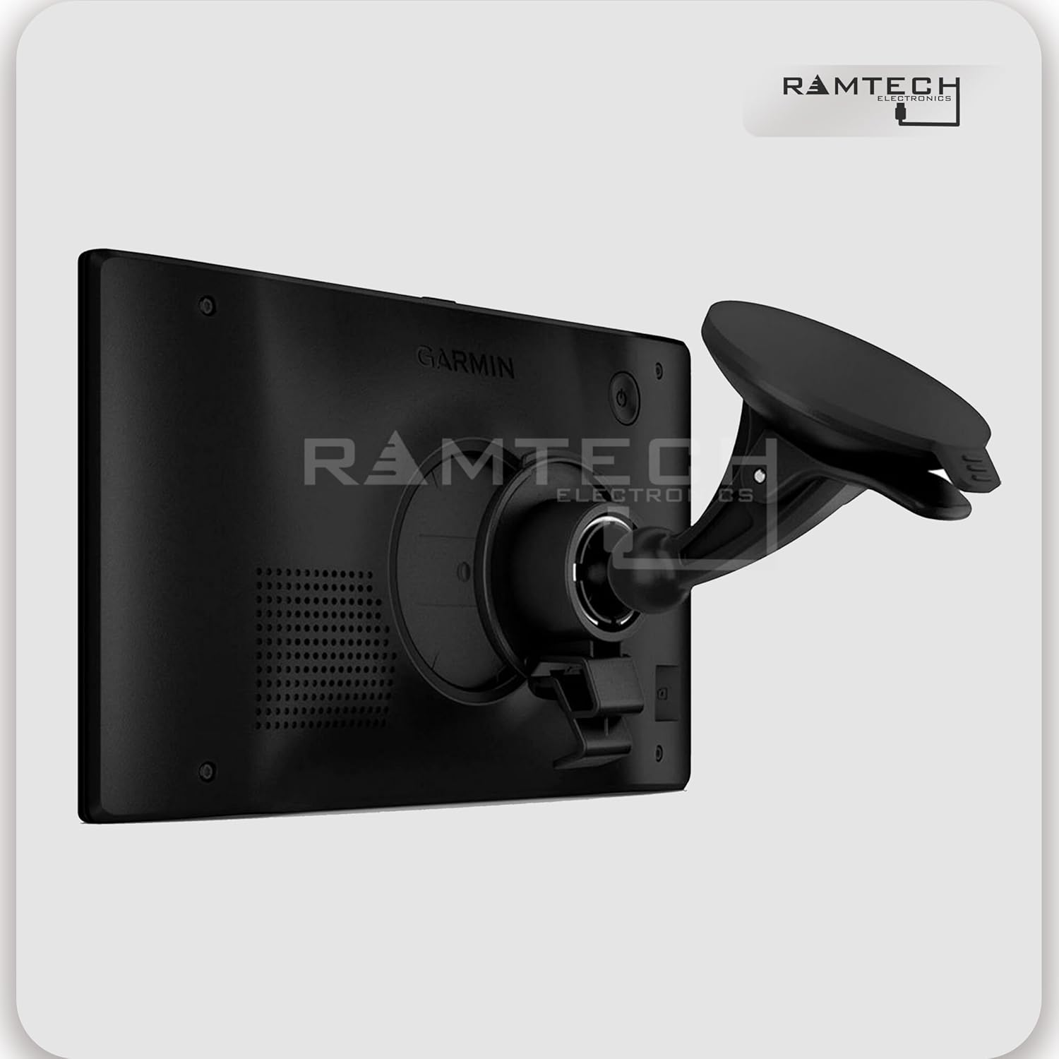 Ramtech Car Windshield Suction Cup GPS Mount with Bracket, Compatible with Garmin Dezl 570LMT 580 LMT-S, OTR500, OTR610, OTR620, OTR700, OTR710, OTR720 Truck GPS, RV 770 LMT-S, RV 780, SCR image number 3