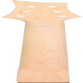 Professional Guitar Replacement Parts, Solid Wood Electric Guitar Neck, Black Wood Fingerboard, 22 Frets, 6 Strings, H-S-S Pickup Configuration, Fixed Bridge image number 1