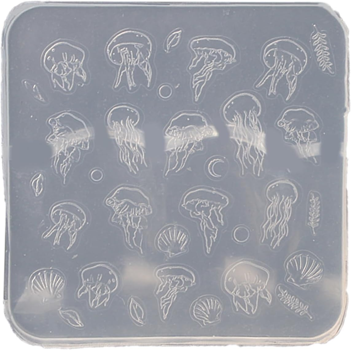 Nail Art Silicone Mold - Sturdy & Reusable Rose & Butterfly Designs for DIY Nails, Nail Salon, Professional Use