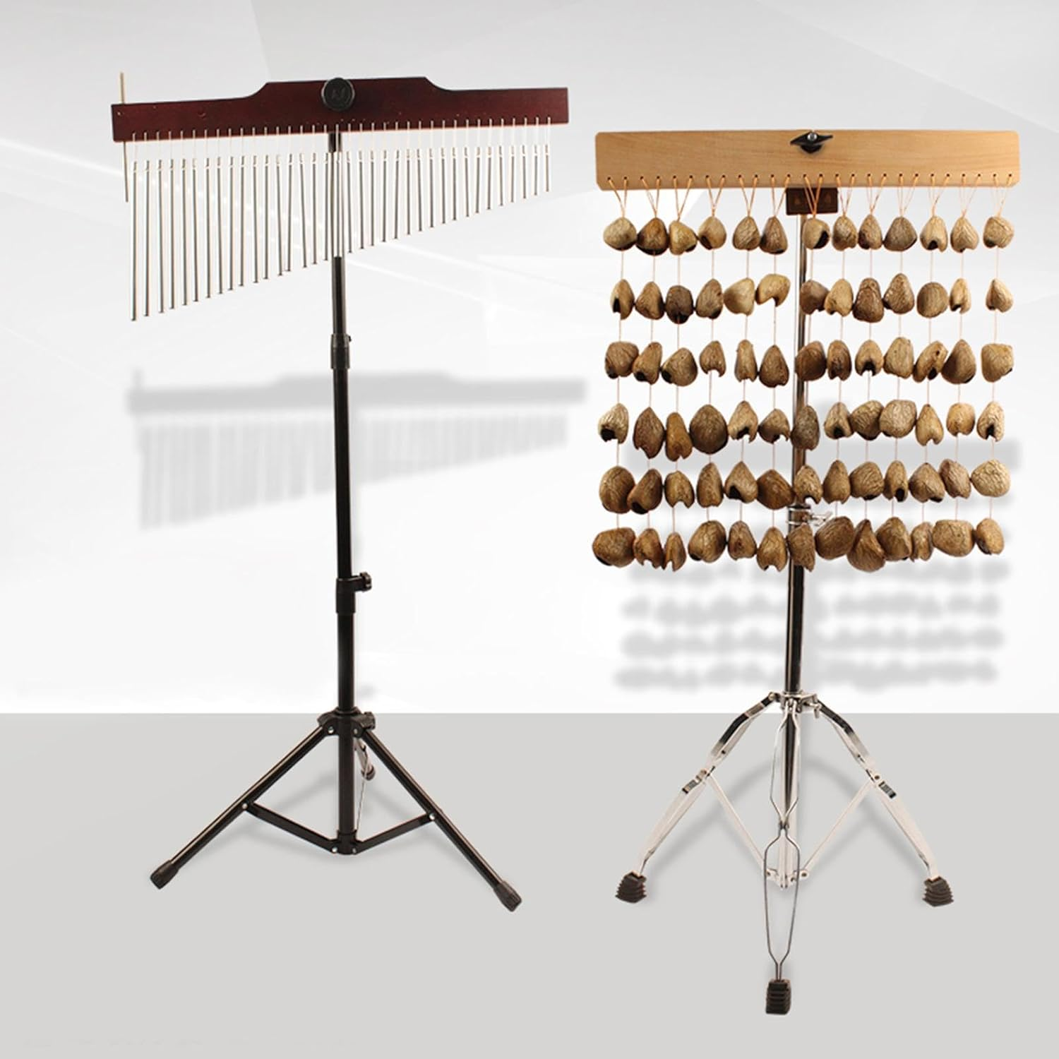 Tadill Bar Chimes Tripod Stand, Single-Row Wind Chime Stand, Professional, 54Cm-125Cm Height Adjustable, Percussion Musical Instrument image number 5