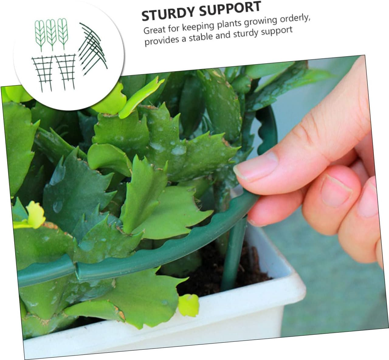 SUPVOX 11Pcs Plant Grow Bracket Practical Plant Trellis for Balcony Indoor Easy Assembly Support Rack image number 1