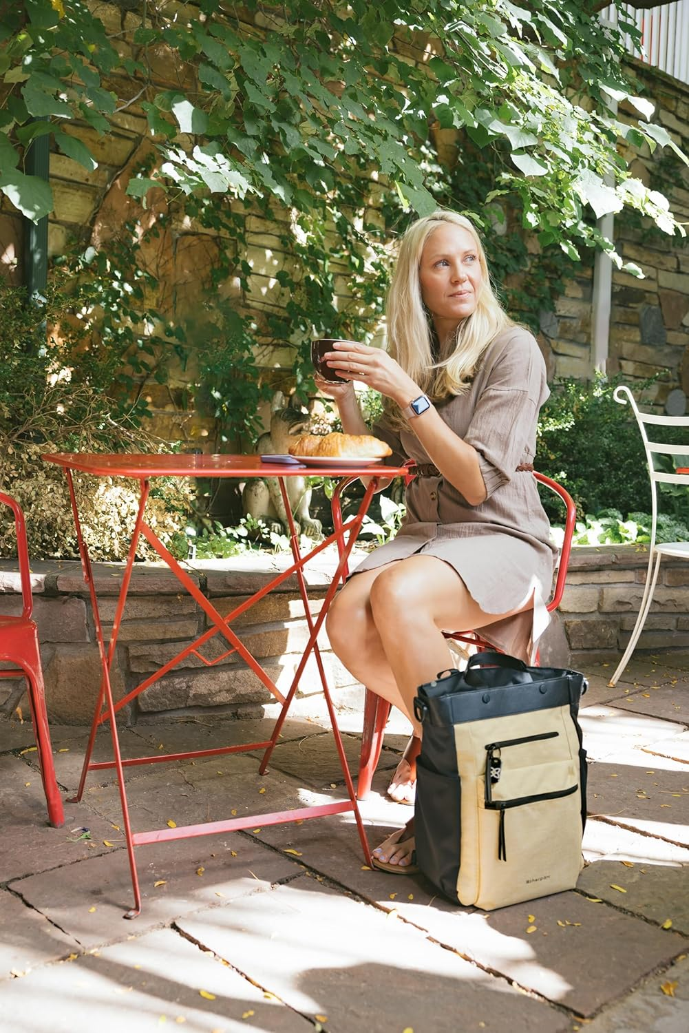 Sherpani Soleil, anti Theft Convertible Backpack, Travel Purse, Fits 15 Inch Laptop - Sterling - Lite image number 2