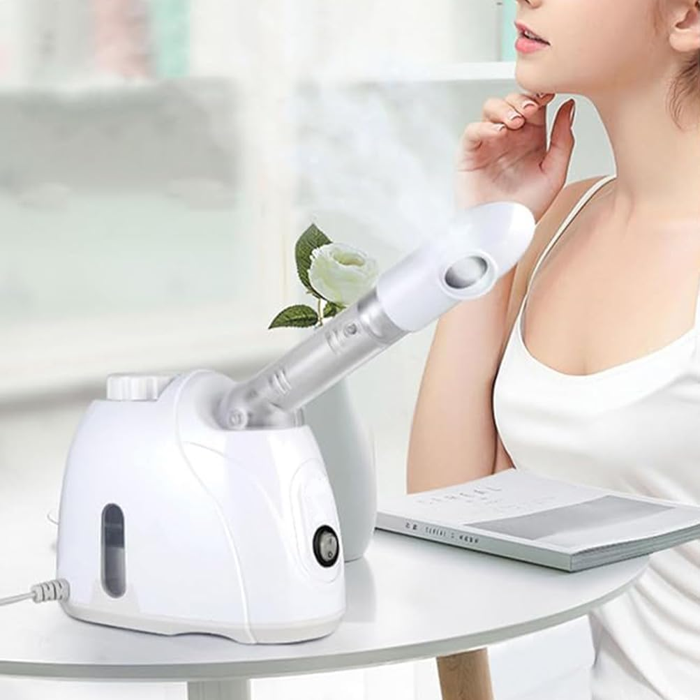 MTSDM Facial Steamer, Hot Ozone Humidifier Spray Facial Steamer Machine for Deep Cleansing Skin, Facial Spa, Extendable 360&deg; Rotating Arm for Professional Face Estheticians Cleaning, Salon for Home image number 2