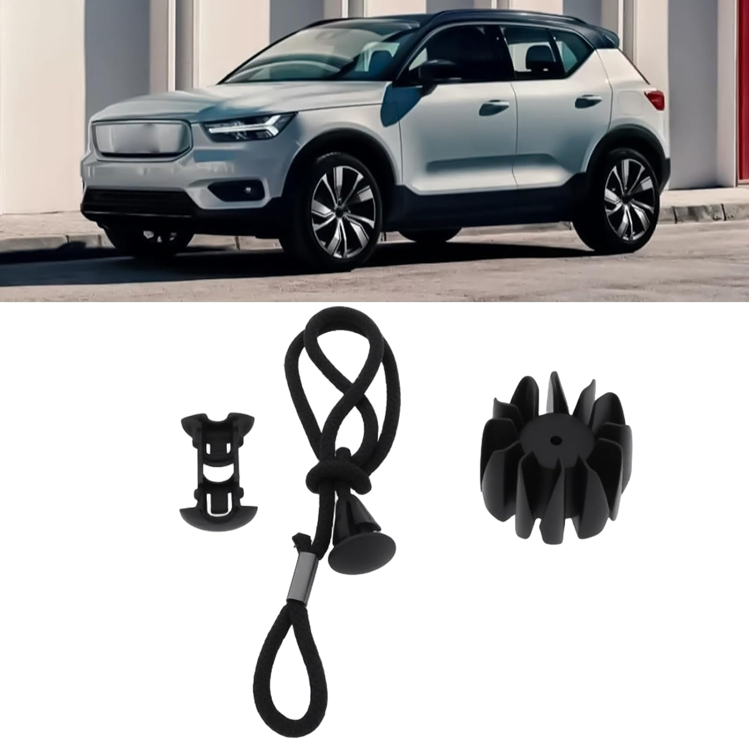 Car Parcel Shelves Strap Cord Hanger 31675006-1 Compatible with Volvo C40 XC40