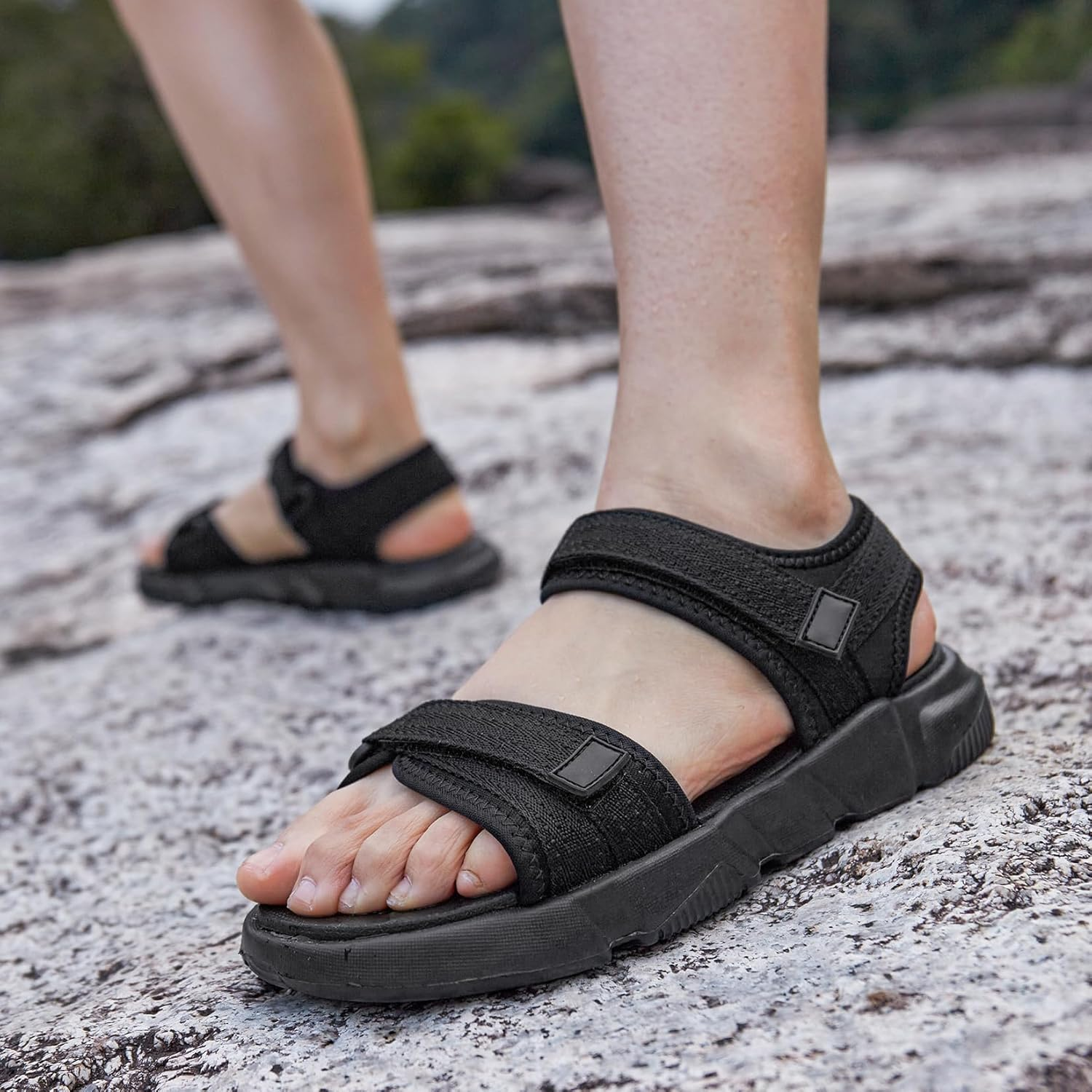 Outpro Women'S Walking Sandals, Comfortable Hiking Sports Sandals with Arch Support image number 3