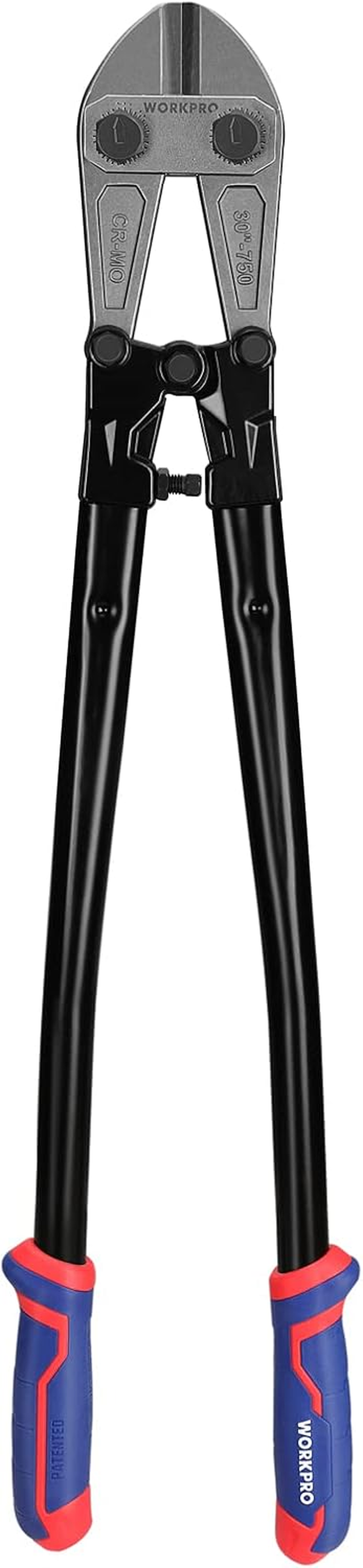 WORKPRO 30" Bolt Cutter, Chrome Molybdenum Steel Blade, Heavy Duty Bolt Cutter with Soft Rubber Grip, Cutting Tool for Cut Chain, Wire, Screw, Rivet image number 5