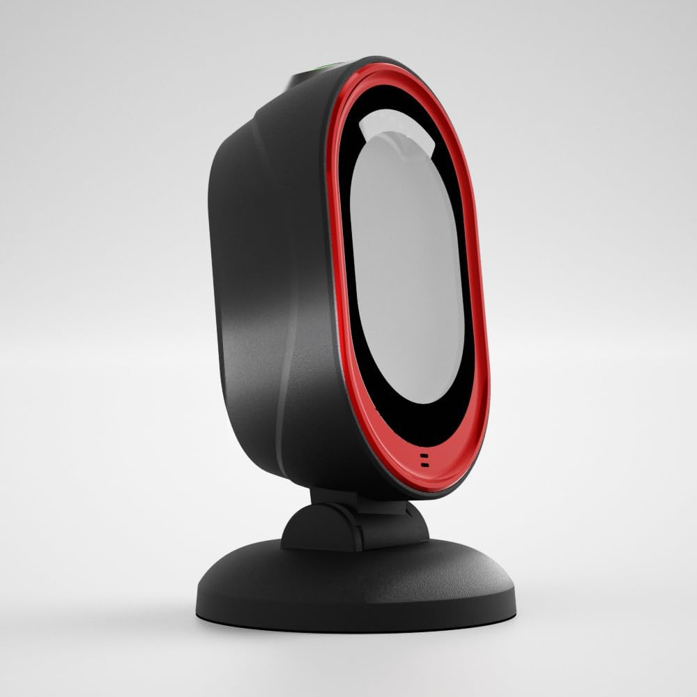 Fast 2D Hands-Free Barcode Scanner, USB Wired Desktop Barcode Reader 1D 2D PDF417 Data Matrix Bar QR Code Reader with Automatically Scanning for Retail Store Supermarket Mall Business image number 5