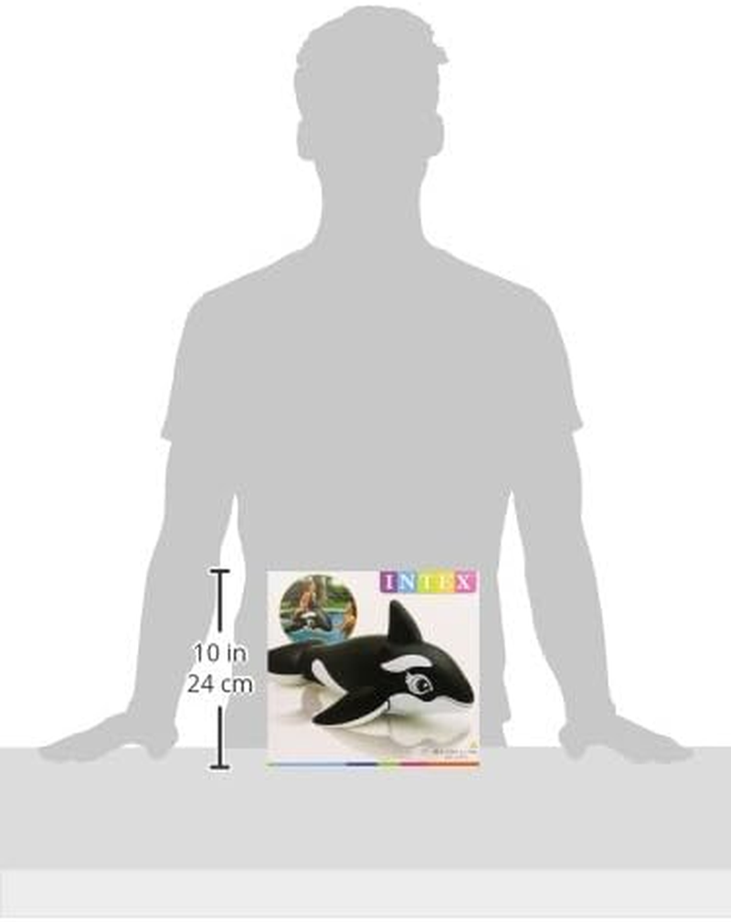 Intex Whale Inflatable Pool Ride-On, 76" X 47", for Ages 3+ image number 1